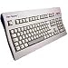 KeyTronic EMS KT 2001 Tastatur USB 105 Tasten MS W95 D Weiss