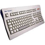 KeyTronic EMS KT 2001 Tastatur USB 105 Tasten MS W95 D Weiss