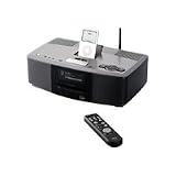 Denon S-52 - Micro chaîne avec station d accueil iPod - radio/CD/MP3/lecteur audio réseau/lecteur numérique - noir