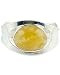 Large Yellow Amber Cuff Bracelet