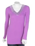 Sequin V Tunic Tee