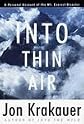 Into Thin Air: A Personal Account of the Mount Everest Disaster [Deckle Edge] [Hardcover]