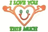 21V5lEjw3WL. SL160  Custom Gift I Love You This Much Sweet Greeting White Chocolate Card