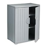 Iceberg 92562 Officeworks Cabinet, 1 Adjustable/1 Fixed Shelf, 36 x 22 x 46, Charcoal