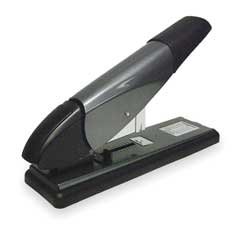 Industrial Grade 2WFR7 Plier Stapler, Manual, 100 Sheet, Blk/Gry
