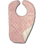 Personalized Pink Chenille Bib