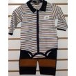 Rabbit Moon Bodysuit and Navy Fleece Pant - 6-9 Mo