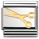 Nomination Composable Classic DAILY LIFE Edelstahl und 18K-Gold (Schere klein) 030109 Preisvergleich