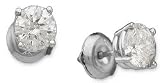 2 ctw Certified Diamond Solitaire Earrings