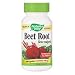 Beet Root (Beta Vulgaris) is naturally rich in iron, potassium, magnesium, soluble and insoluble fiber and may be beneficial for blood fat inhibiting, liver cell regeneration, sugar stabilizing, liver and spleen function. The dark red beet root is generally regarded as a nutrient-rich table vegetable. This European Beet Root powder is in a convenient capsule form which may be of benefit to those who strive to obtain balanced nutrition from natural sources but might, because they find the taste of beets and similar vegetables unpleasant, be interested in this natural addition to a sound nutritional program. The strong natural color of Beet Root also lets it function as an indicator of bowel transit time. Nature's Way uses only selected Beet Root from prime European sources recognized for their premium quality.
