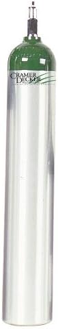 Aluminum Oxygen Cylinder E w/ Toggle by Cramer Decker Medical