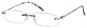 Sunoptic R68B Rainbow Memo Flex Reading Glasses - Strength +2.50 
Incl. Case