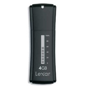 Lexar JumpDrive Secure II Plus 4 GB USB 2.0 Flash 