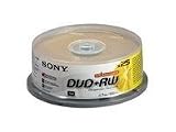 Zoom Produkt-Bild: Sony 25DPW120ASP DVD+RW Rohlinge (4x Speed, 4,7GB, 25er Spindel)