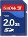 PC Hardware : SanDisk 2GB SD Memory Card (SDSDB-2048, Bulk Package)