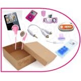 U-Bop // Free Delivery On Everything // U-Bop Pink Ultimate Accessories Box - Apple iPod Video - Includes 7 items: Silicone Skin, Advanced Screen Protector, Amplified Speaker System, Bud Earphone Covers, Audio Sharing Cable, Coloured Stereo Earphones, Multi Channel FM Transmitter (UK)