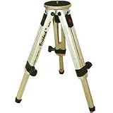 Berlebach 50031 Two-section Wood Table Top Tripod Legs with Leveling Ball & Center Column, Height up to 12.6, Supports 17.6 lbs