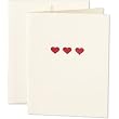 Three Hearts I Love You Greeting Card