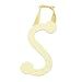 Yellow Gingham Hanging Letter - S