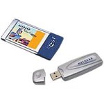 Netgear Wireless Bundle MA401/MA111 Funk-LAN Lösung 1xPCMCIA Card + USB Adapter D