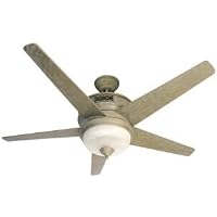 20001-Swiss Gold Thermostic Remote Control Ceiling Fan with Heater