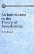 An Introduction to the Theory of Aeroelasticity (Dover Phoneix Editions)