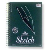 Canson Universal Sketch Pads 12in x 12in, side wire