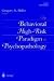Book The Behavioral High-Risk Paradigm in Psychopathology (Series in Psychopathology)