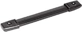 Penn-Elcom H1014K Extra Wide Strap Handle Black End Caps