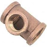 Brass Tee, 3/4 X 3/4 X 1/2