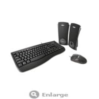 Click here to buy AOpen KMS-88 Black PS 2 Keyboard, Optical PS 2 Mouse, and Stereo Powered Speakers Combo... by AOpen.
