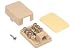 Modular Surface Mount Jack, End Access, RJ12 (6x6)