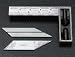 Starrett Double Square with hardened blade 4" with Graduated Blade only. Model 13A