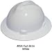 MSA Safety Works 10006318 Full Brim Hard Hat, White Image