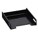 RUB53206 Stak-Ette Desk Tray, Letter, Front Loading, Black