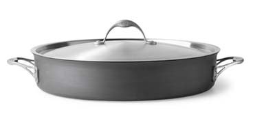 Calphalon One Infused Anodized 7-Quart Sauteuse with Lid