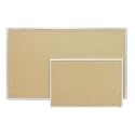 Quartet S733 Quartet Cork Bulletin Board, 36 x 24, Aluminum Frame, One Board per Order