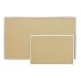 Quartet S733 Quartet Cork Bulletin Board, 36 x 24, Aluminum Frame, One Board per Order