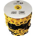 ＴＲＵＳＣＯ　プラチェーン　８ＭＭＸ５０Ｍ　黄／黒　4163192　TPC8YB50