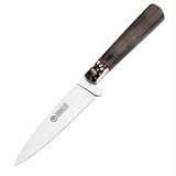 Boker El Ombu, Stag/Wood Handle, Plain, Leather Sheath