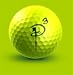 P3 Almost Golf Practice Ball 24 Ball Tube - Yellow