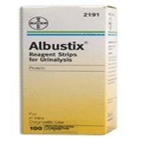 Albustix Reagent Strips for Urinalysis, Tests for Protein - 100 ea Albustix Reagent Strips for Urinalysis, Tests for Protein - 100 ea