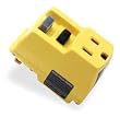 Power First 5YL43 Single Outlet GFCI Adapter, 15 Amps, 120V