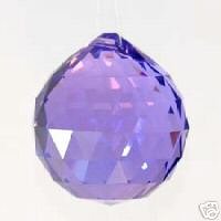 30mm Purple Crystal Ball Prisms #1701-30