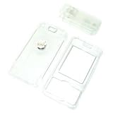 LG Chocolate 2 VX-8550 VX8550 Translucent Clear Snap-On Crystal Case Cover with Removable Belt Clip