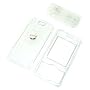 LG Chocolate 2 VX-8550 VX8550 Translucent Clear Snap-On Crystal Case Cover with Removable Belt Clip