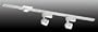Track Lights white , 4 Foot Track w/2 Light Set