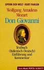 Produkt-Bild: Don Giovanni. Textbuch ( Italienisch- Deutsch). Einf&uuml;hrung und Kommentar (Opern der Welt)