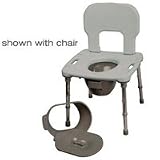 Commode Pail With Lid For Bath One Shower Commode Chair   A13422