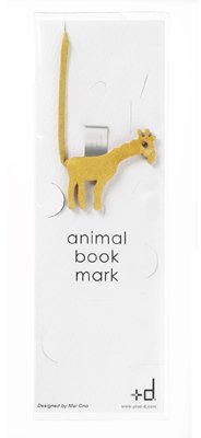 Animal book mark〔アニマル ブック マーク〕 D-130-GR きりん